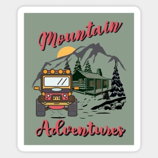 Mountain Adventure Magnet